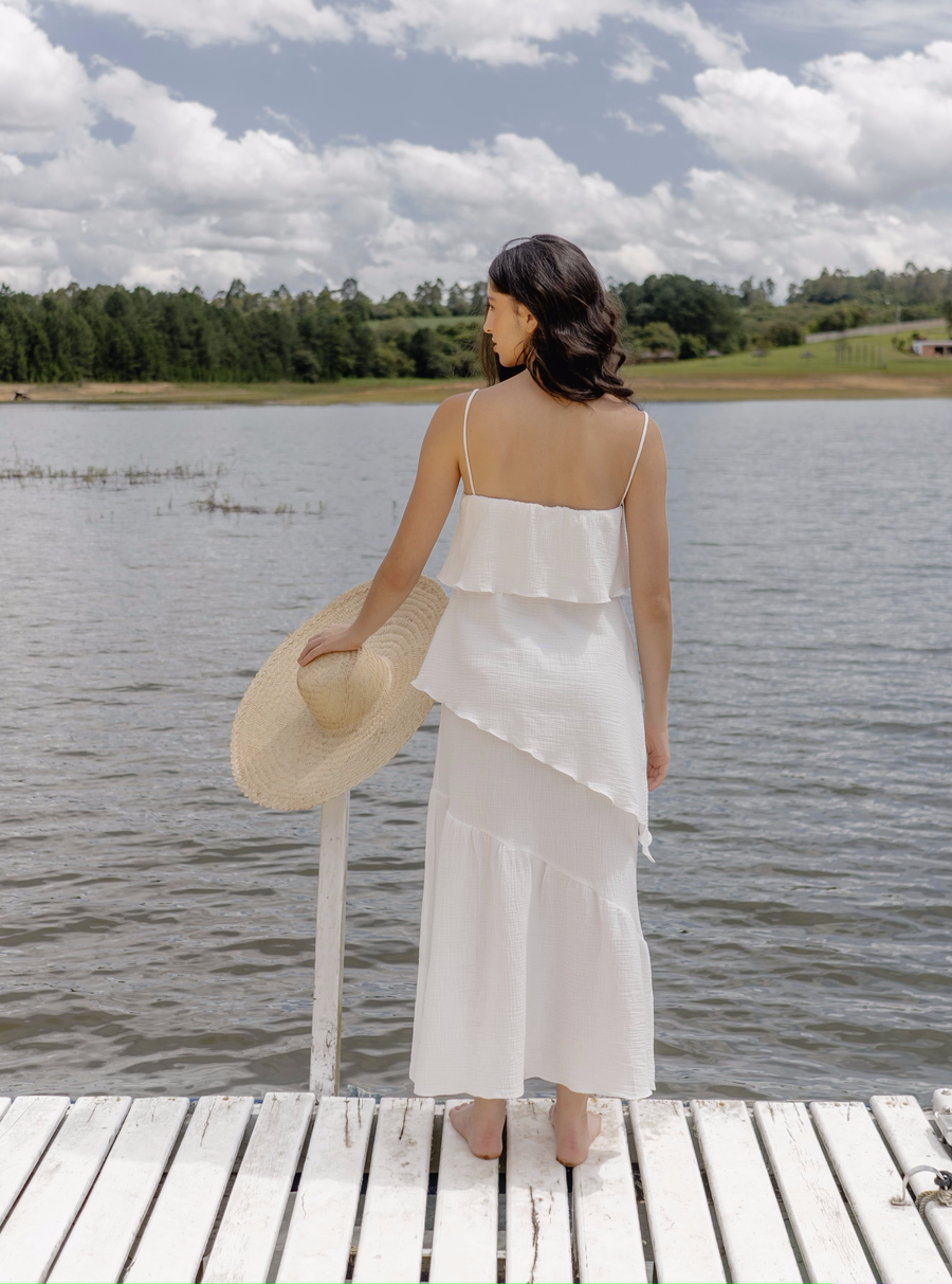 Vestido Caroá branco