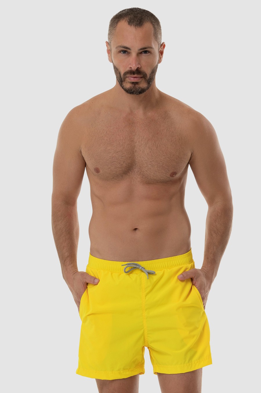 shorts masculino tactel amarelo 15264 mer bleu