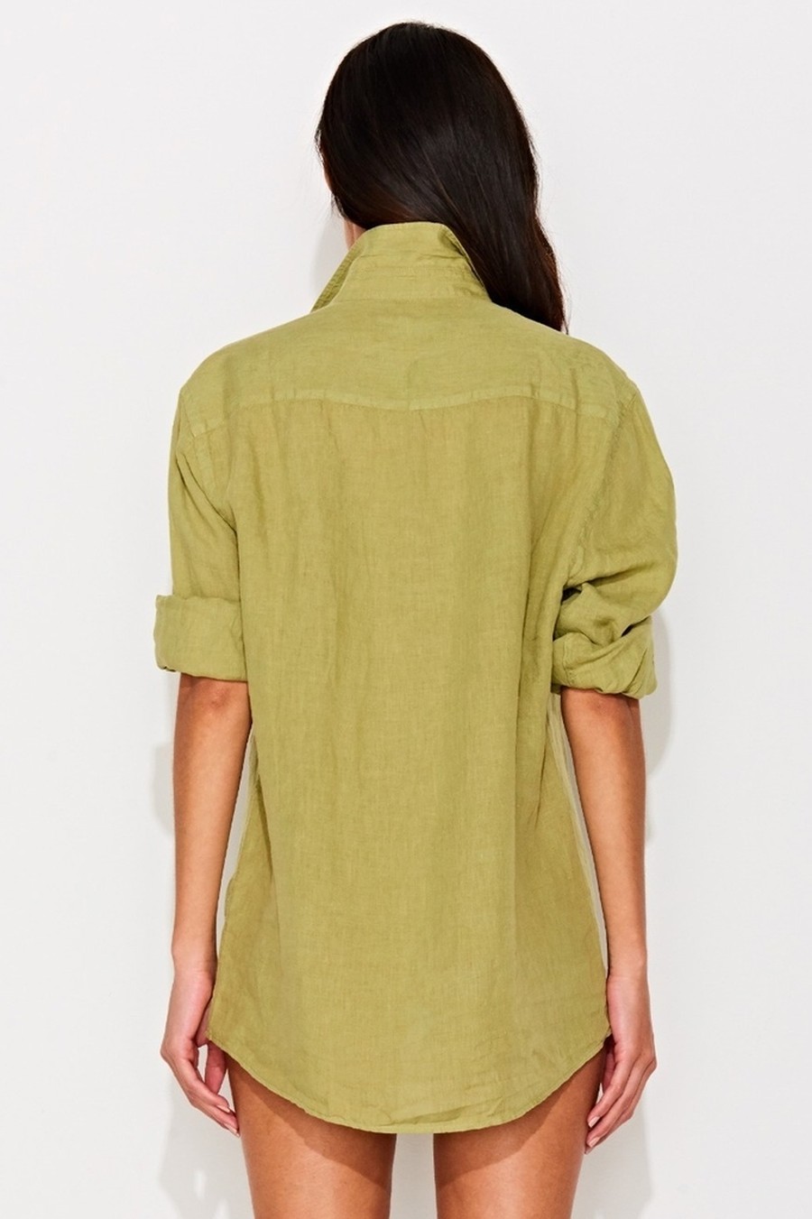 camisa zapalla verde CM01 triya