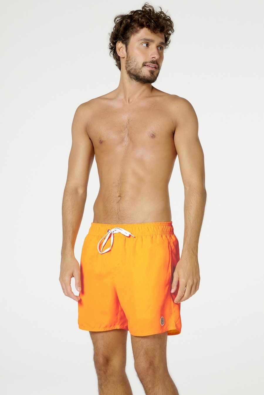 short masculino laranja neon 050582 blueman