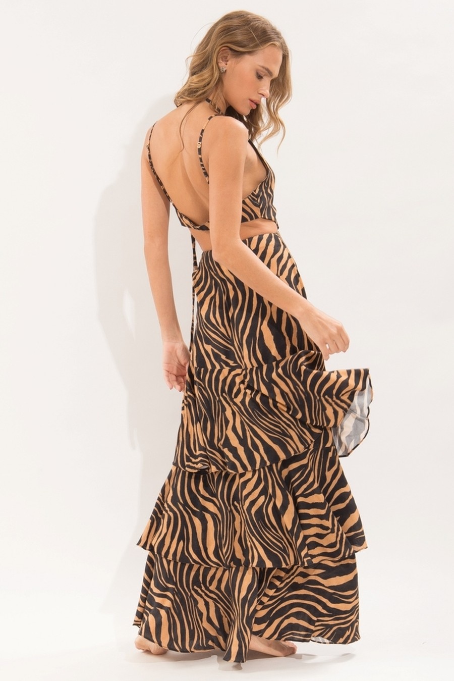vestido longo zebra marcela 05203 nidas