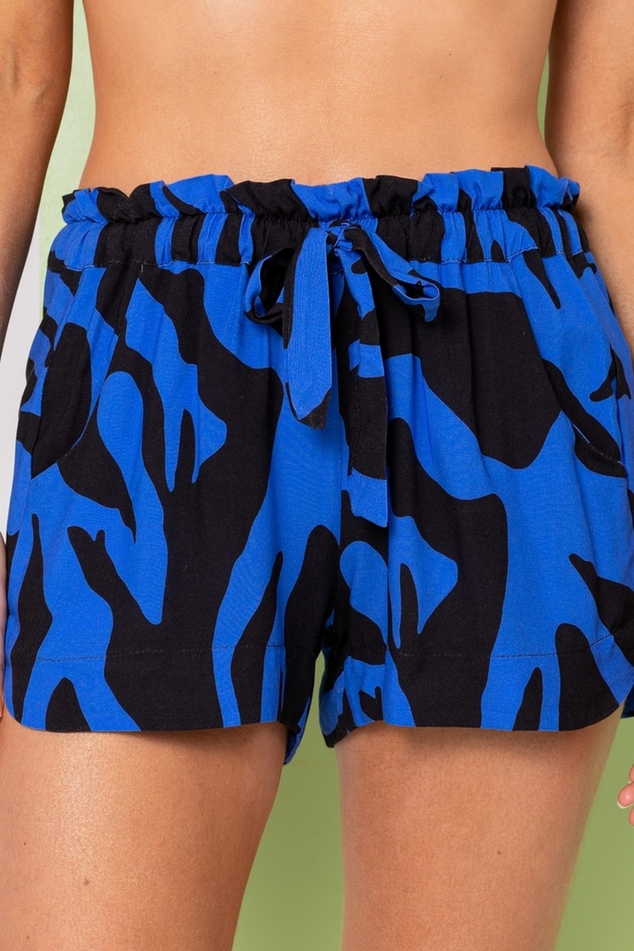 shorts tiger blue SHTB8 feline