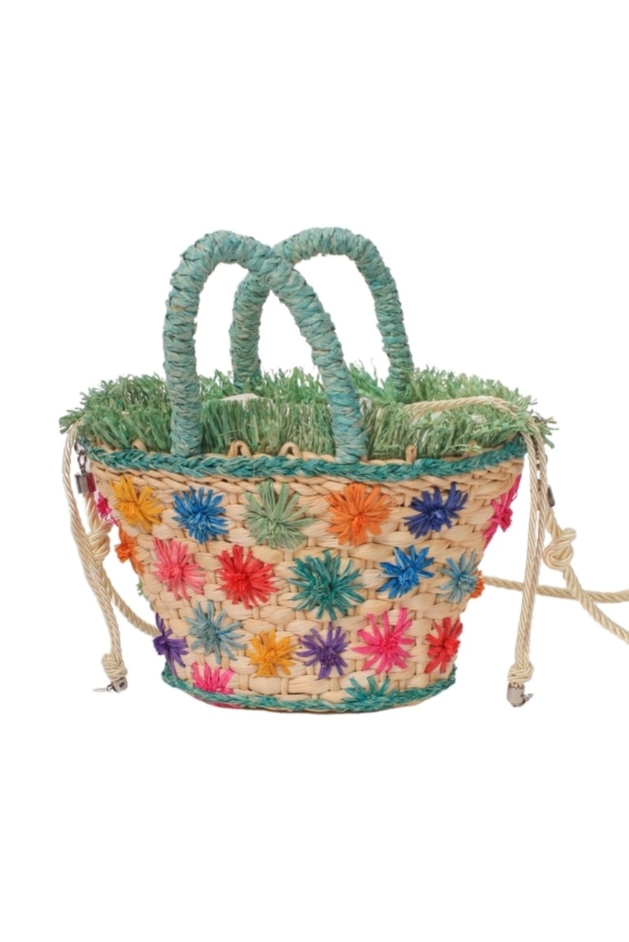 bolsa de palha mini ricci di mare 333 lis fiaschi