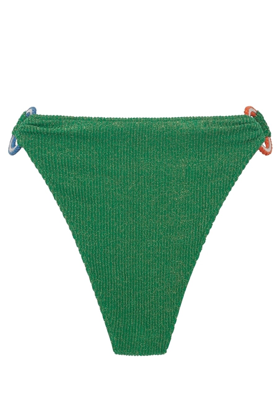 tanga hot pants lurex green SB35 ripple bb