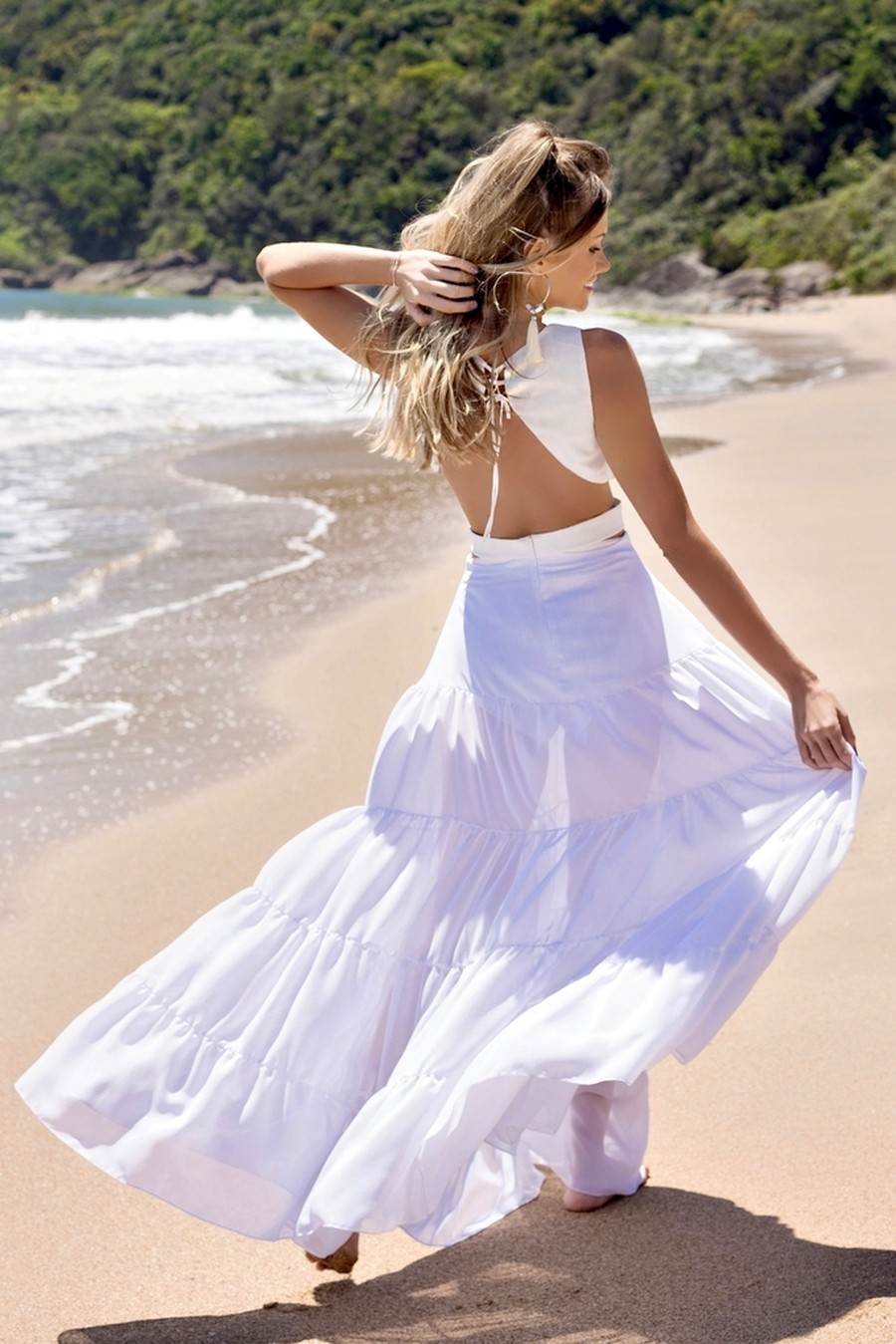 vestido longo branco pure magic 0067 fika beachwear