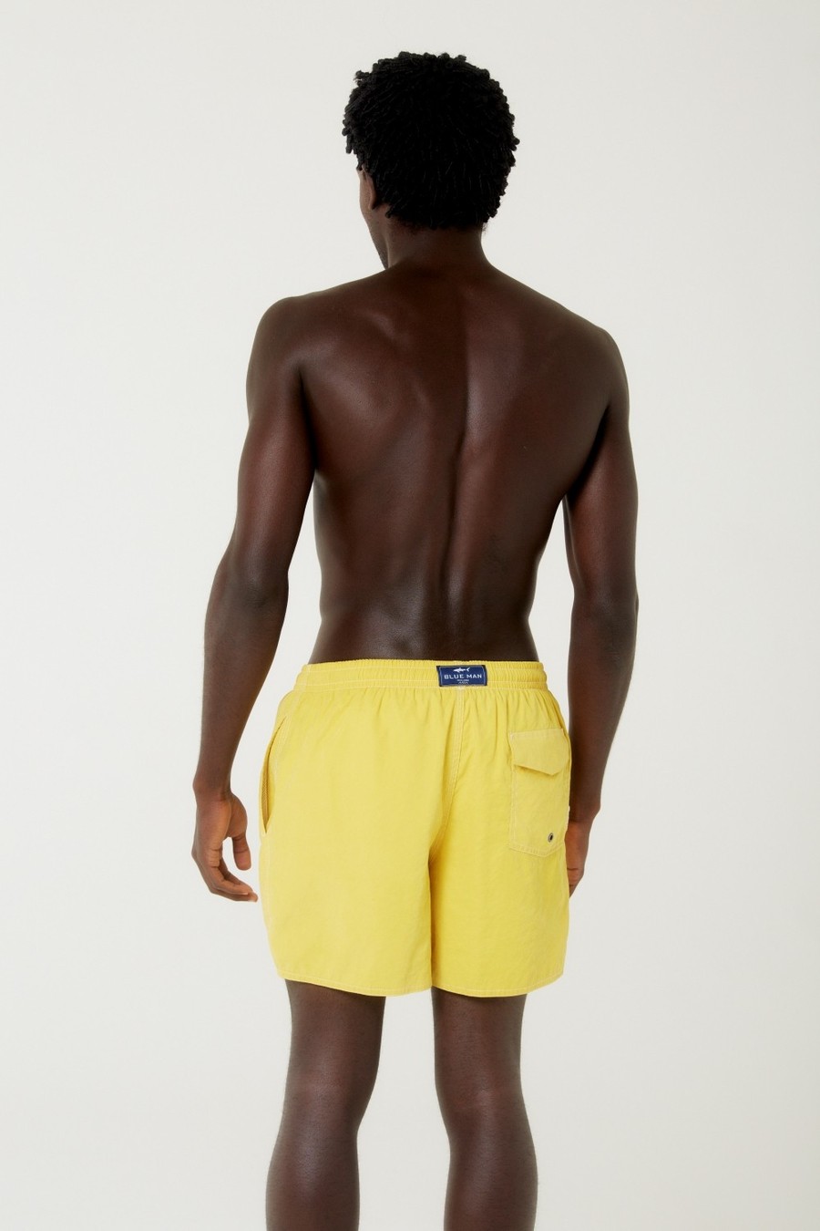 short masculino beach amarelo 050690 blueman