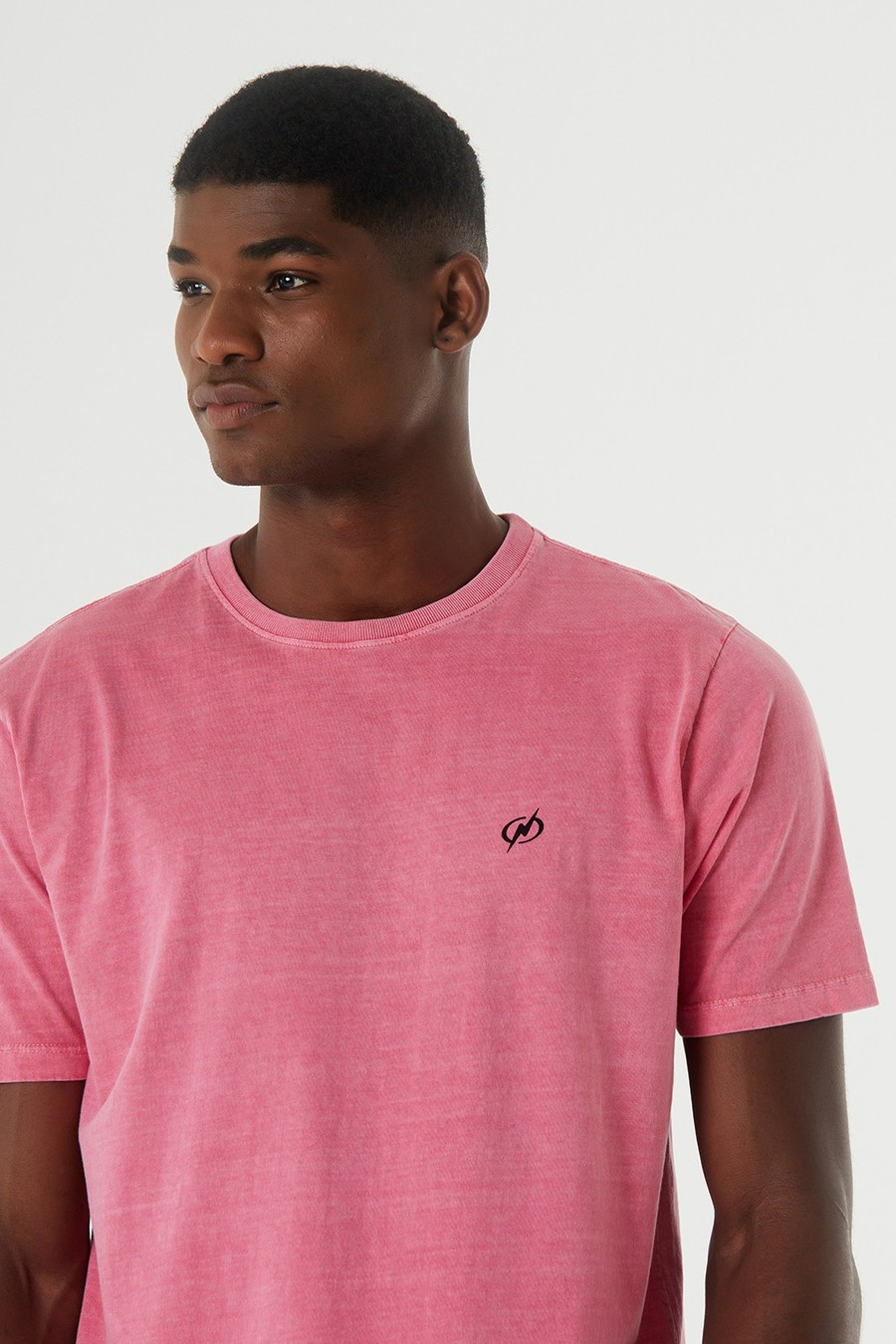 t-shirt masculina rosa palm 090451 blueman