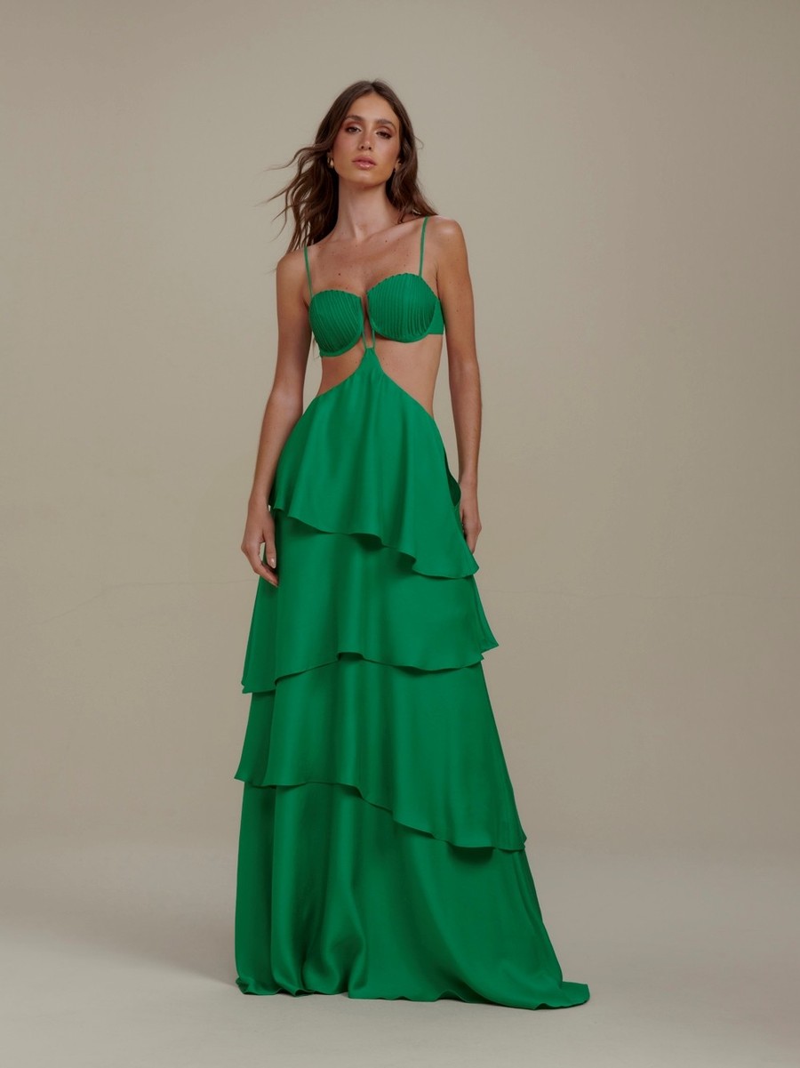 vestido linho verde jordana 0393 oásis resortwear