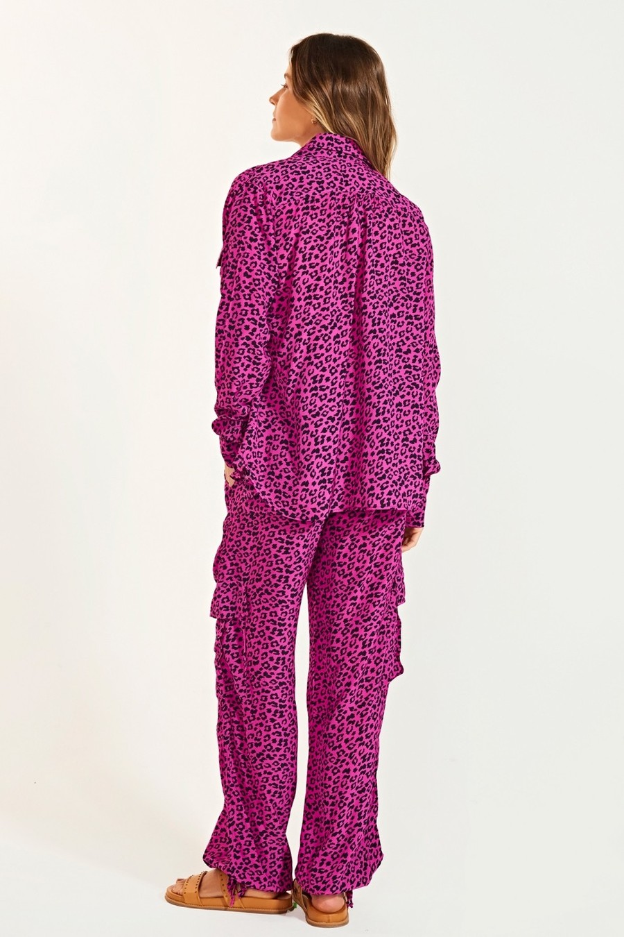 camisa leopardo rosa CM18 triya