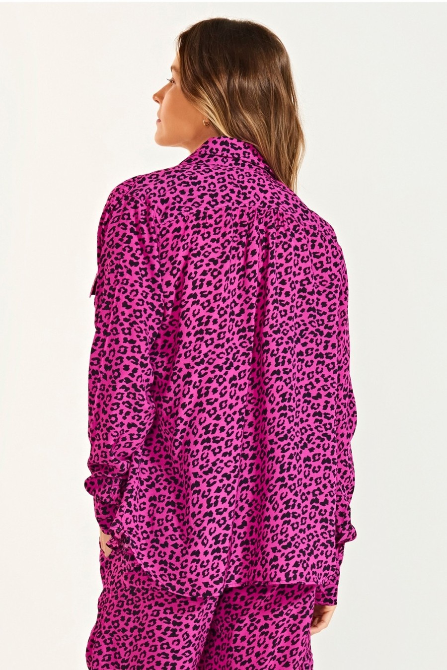 camisa leopardo rosa CM18 triya