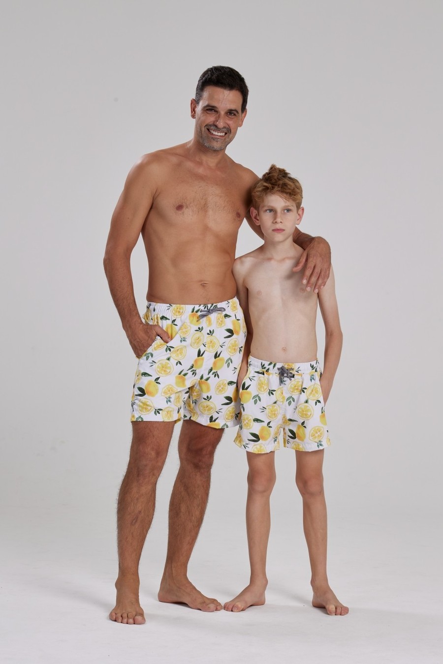shorts infantil limão siciliano 620207 mer bleu
