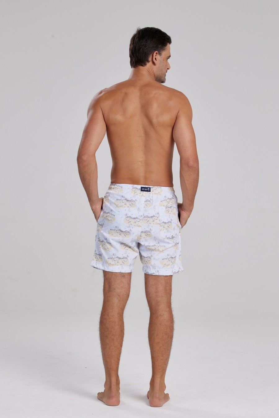 shorts masculino blue beach 610207 mer bleu