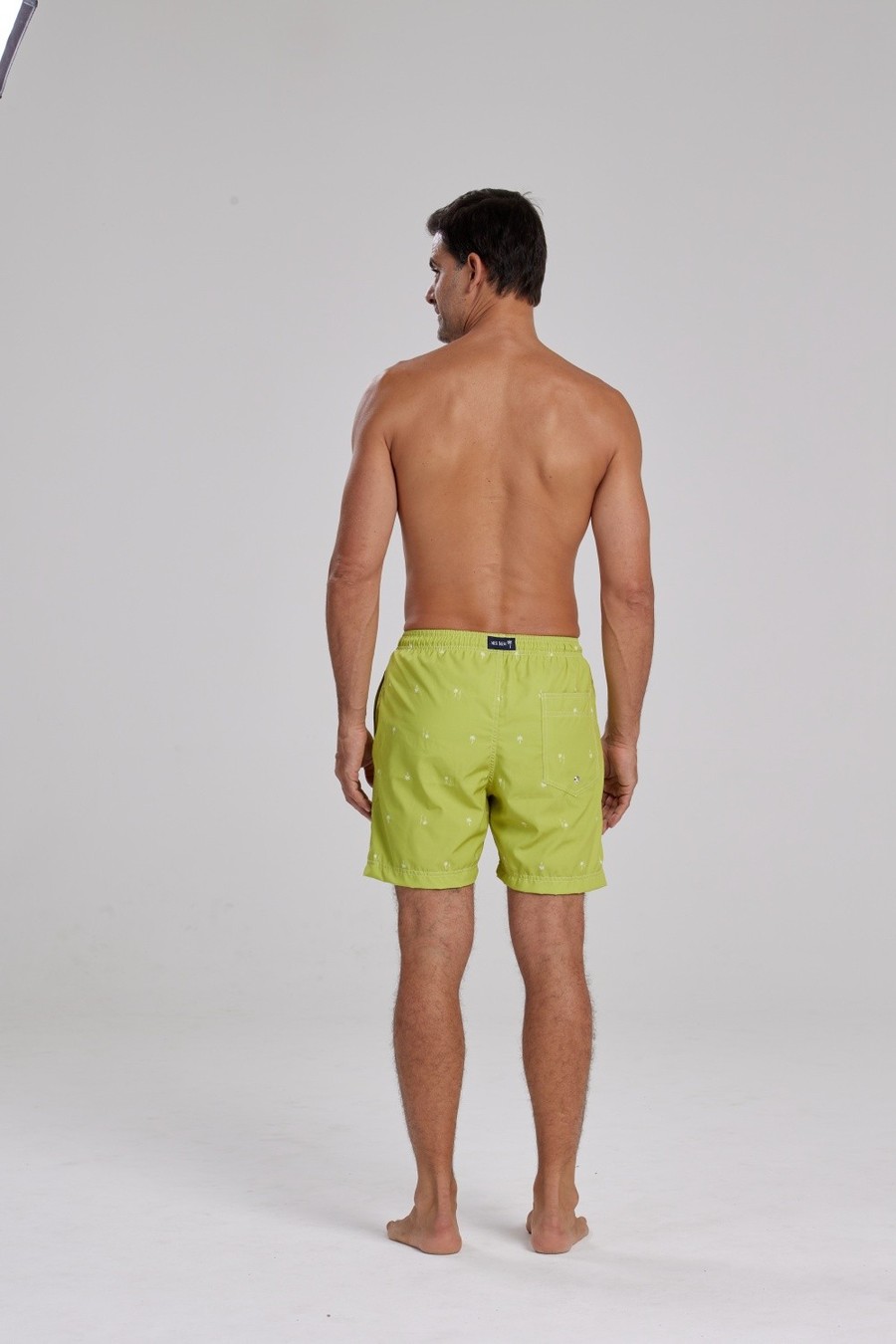 shorts masculino florido 610207 mer bleu