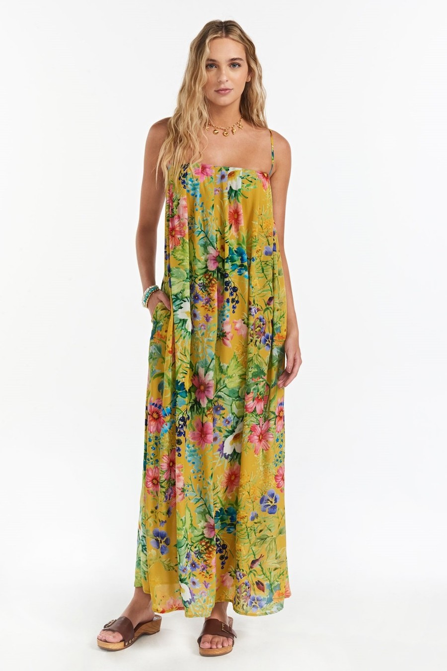 vestido luar summer floral VE06 triya