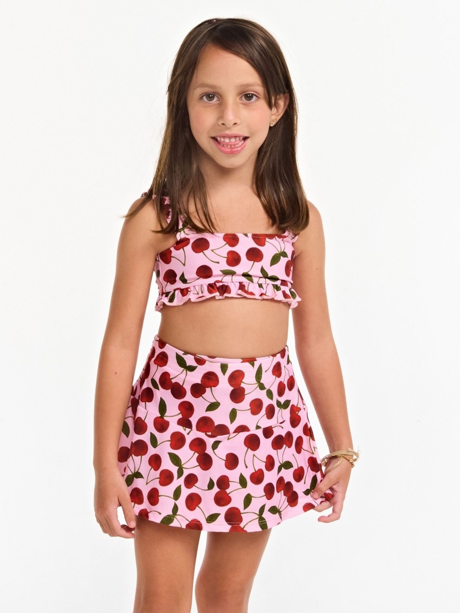 shorts saia infantil cherry dream RB04E triya