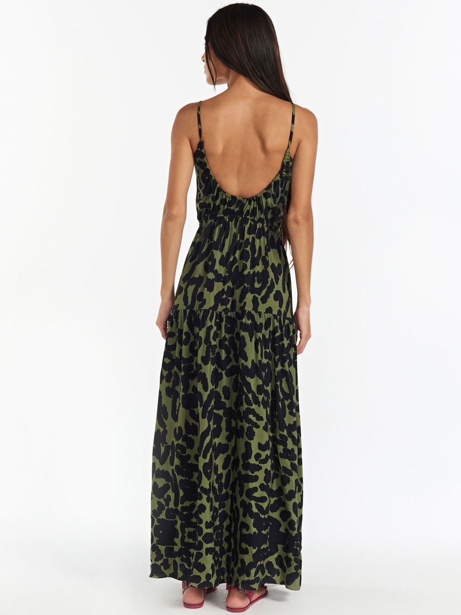 vestido nadia green wild VE02 triya