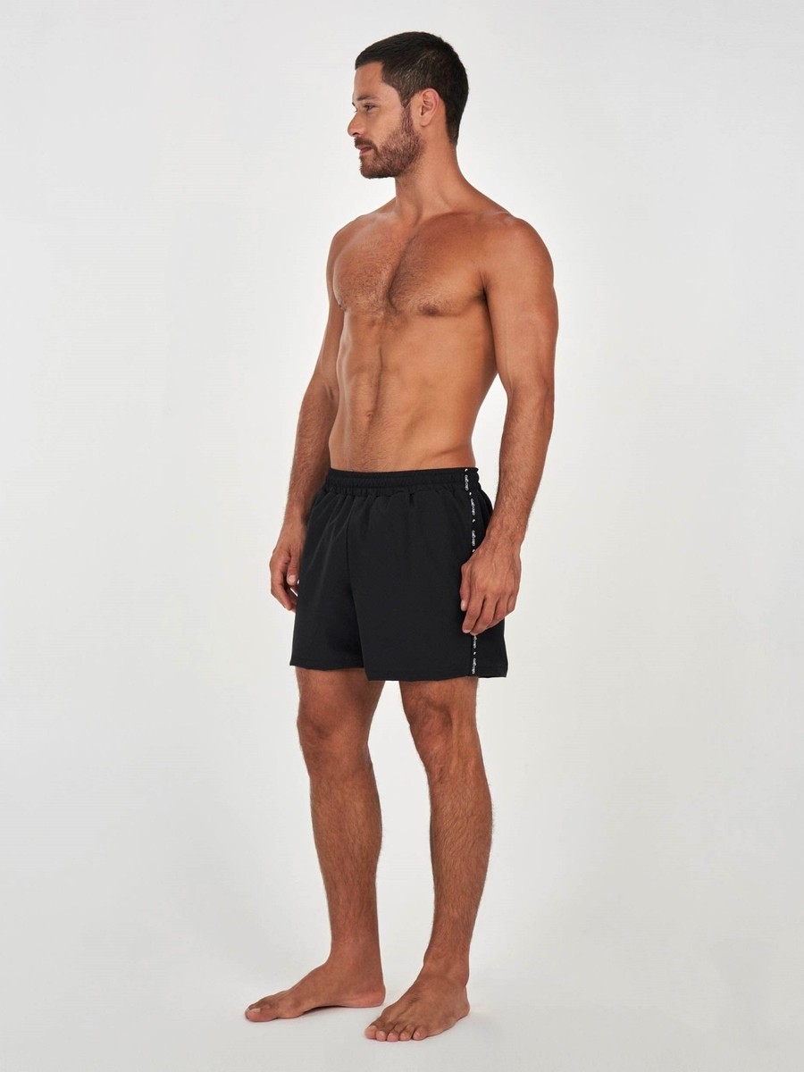 bermuda masculina preta 2470404 alto giro