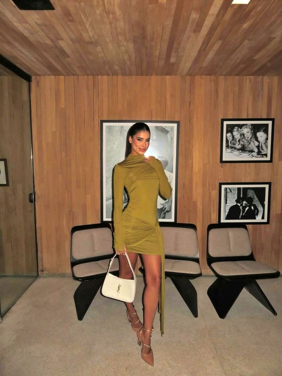 vestido curto verde alice 0753 oásis resortwear
