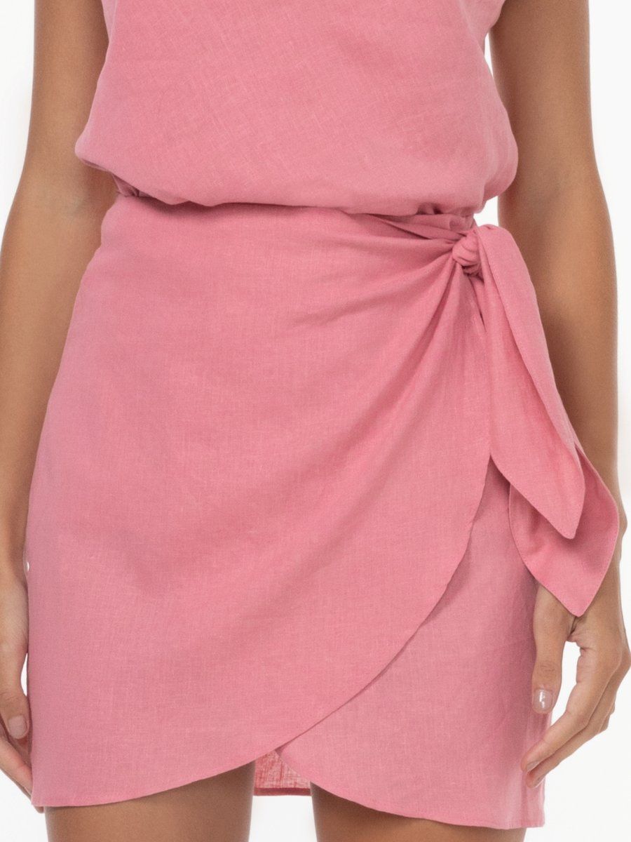 saia mini pareô rosa SA11 triya