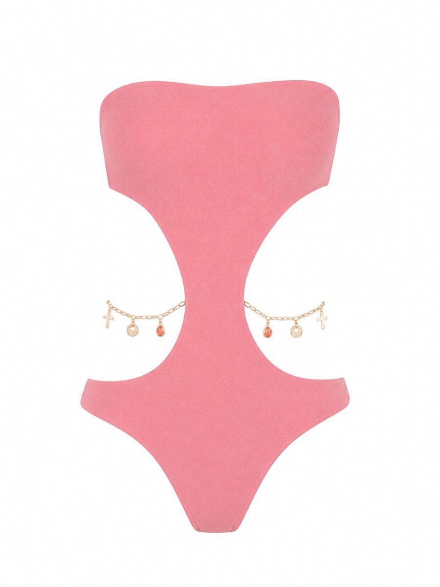 maiô e calça rosa M09 triya