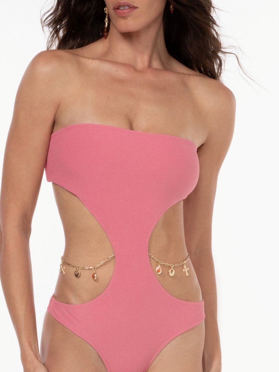 maiô e calça rosa M09 triya