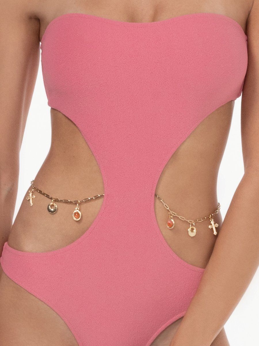 maiô e calça rosa M09 triya