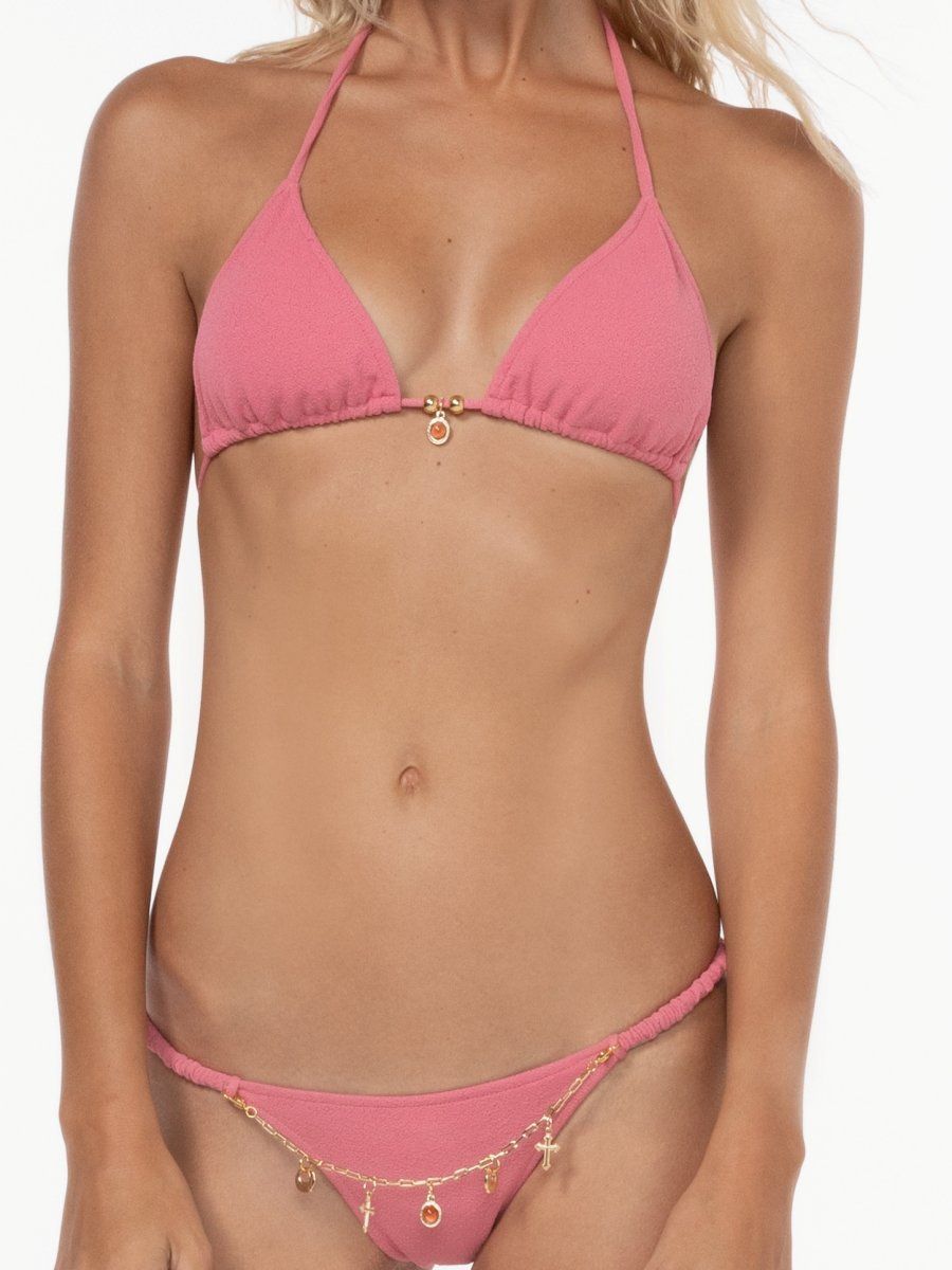 biquíni cortininha bela rosa T35 triya
