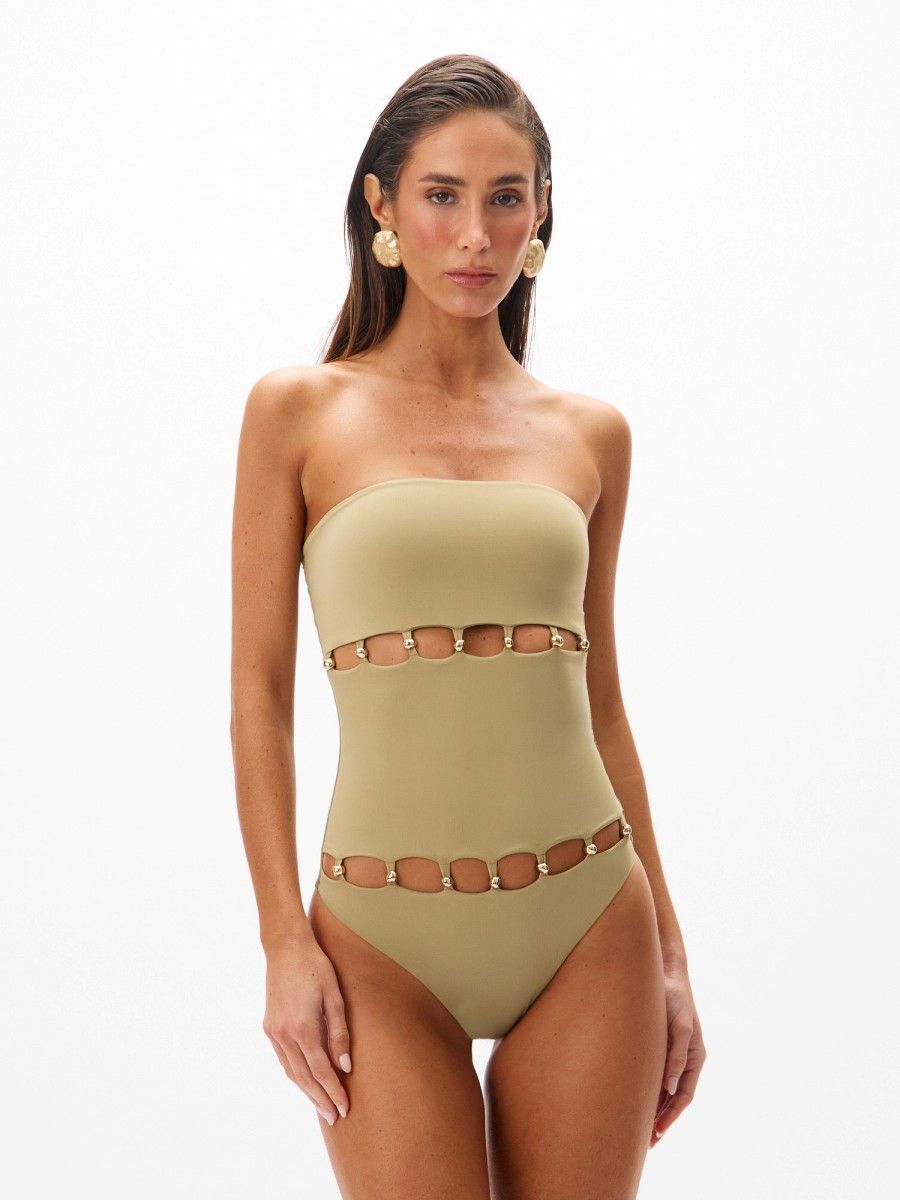 conjunto maiô e saia azaleia verde 0470 oásis resortwear