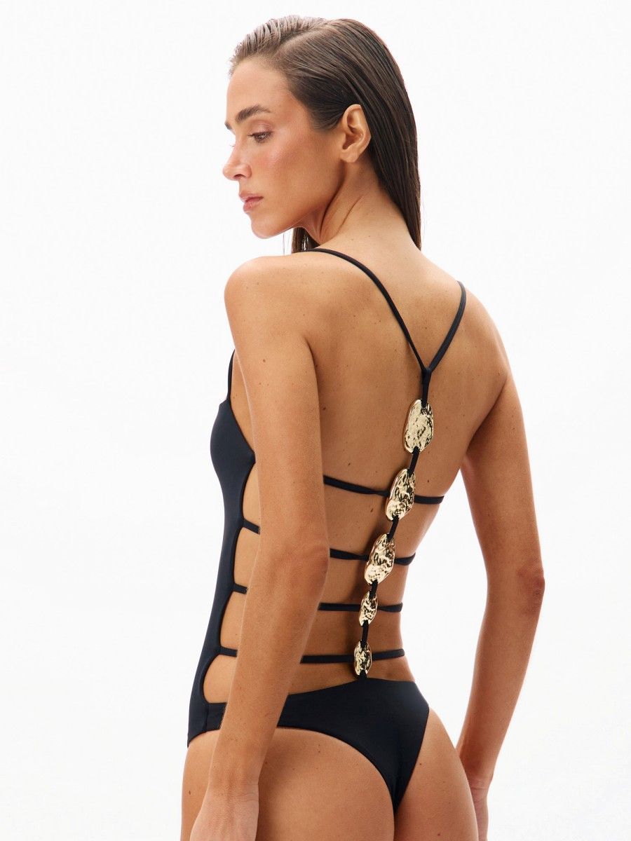 conjunto maiô e saia íris preto 0468 oásis resortwear