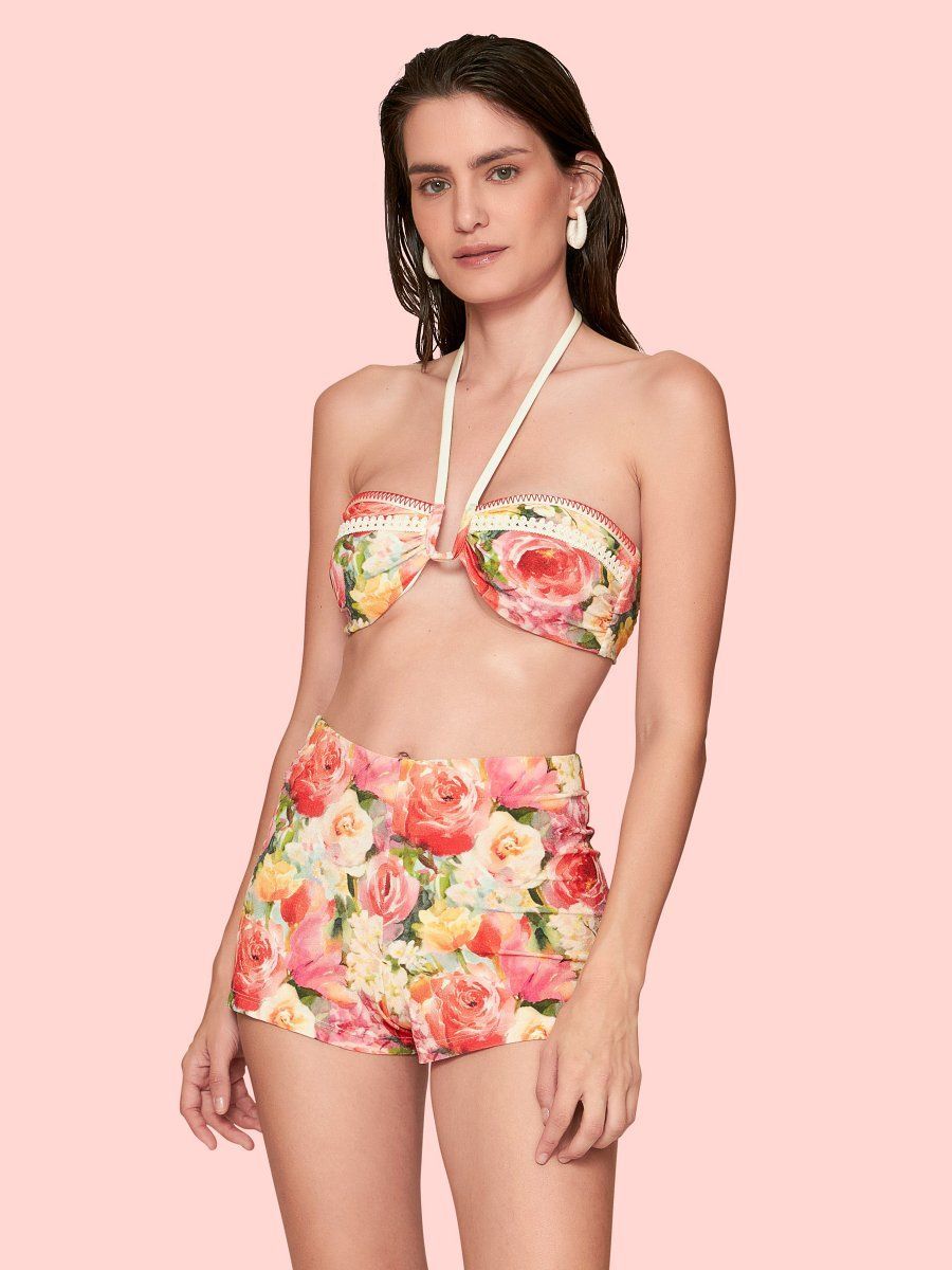 shorts bela flor 8485404 lua luá