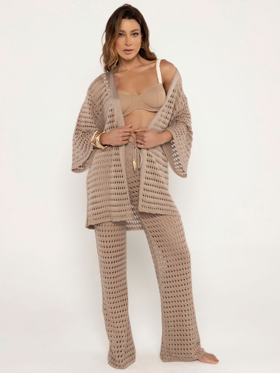 kimono tricot areia 9164 brazil del mar