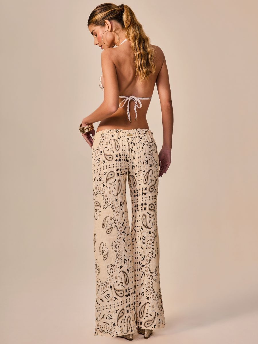biquíni e calça bandana bege T2712 empress