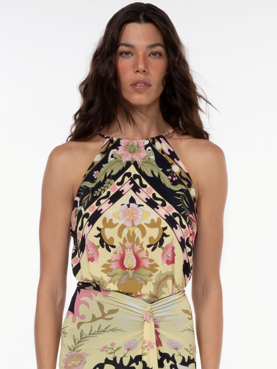 blusa party floral carpet BL14 triya