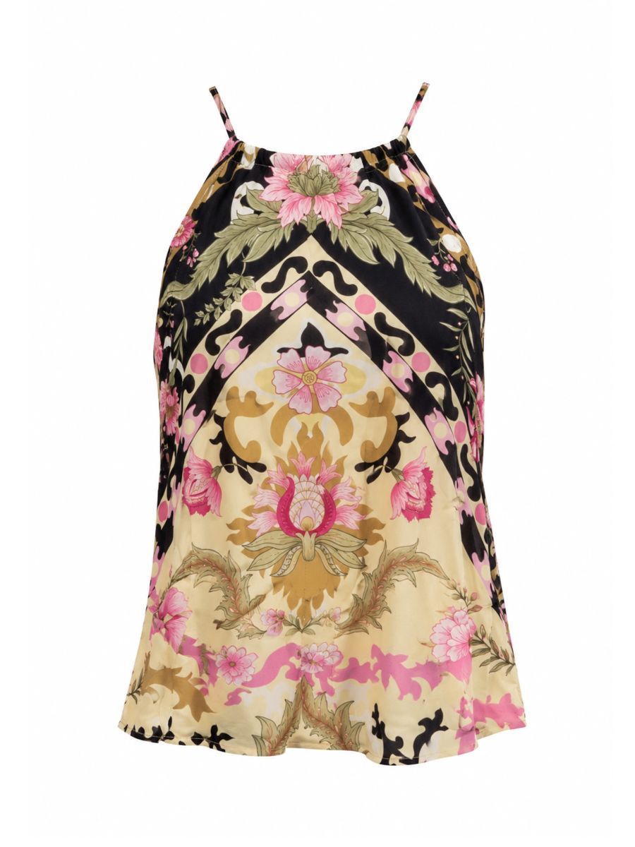 blusa e saia floral carpet BL14 triya