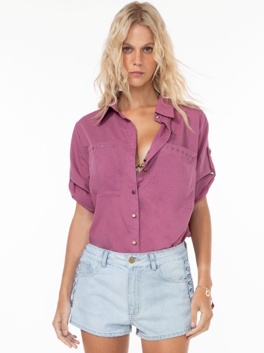 camisa laura lilas CM03 triya