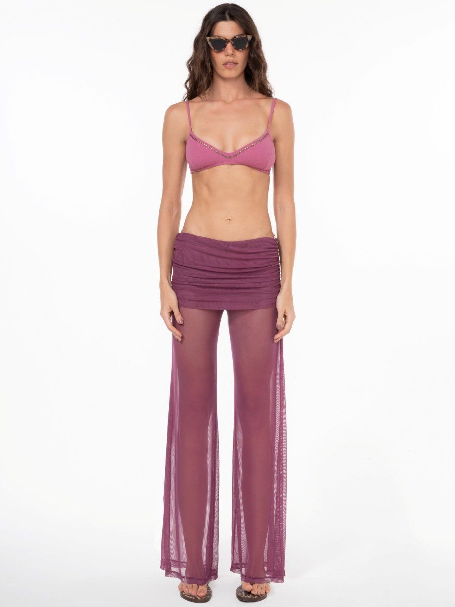 calça tule fernanda lilas CL16 triya