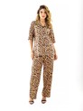 Camisa Over em Fluity Animal Print