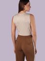 Calça Jogger com Faixa Lateral Cravo da Índia