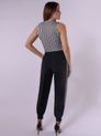 Calça Jogger com Faixa Lateral Preta