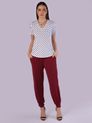 Blusa com Manga e Decote V Estampa Poá