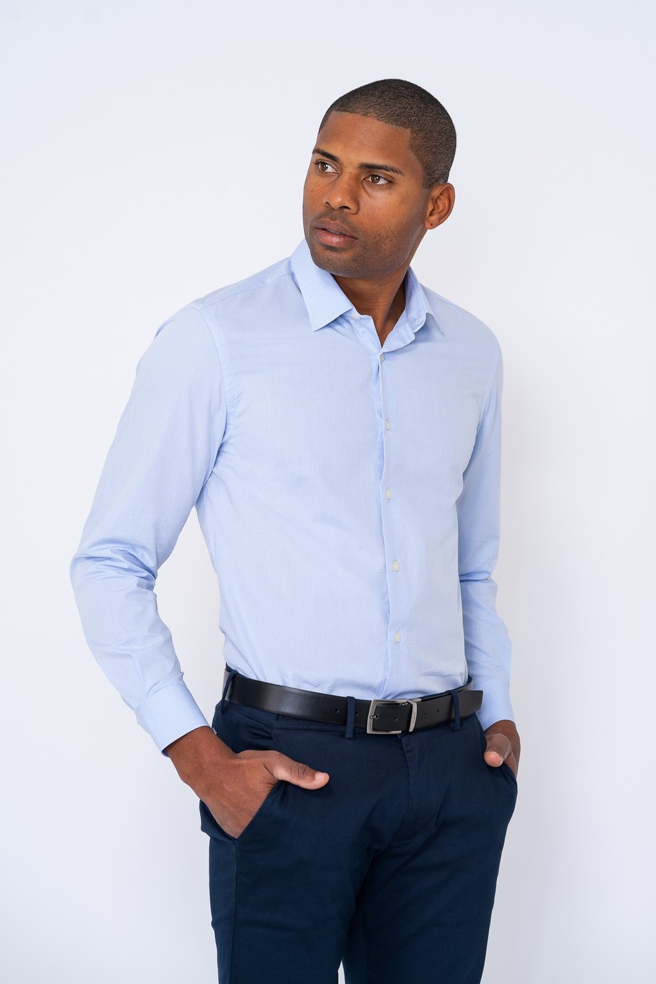 CAMISA SLIM ARM5007 AZUL