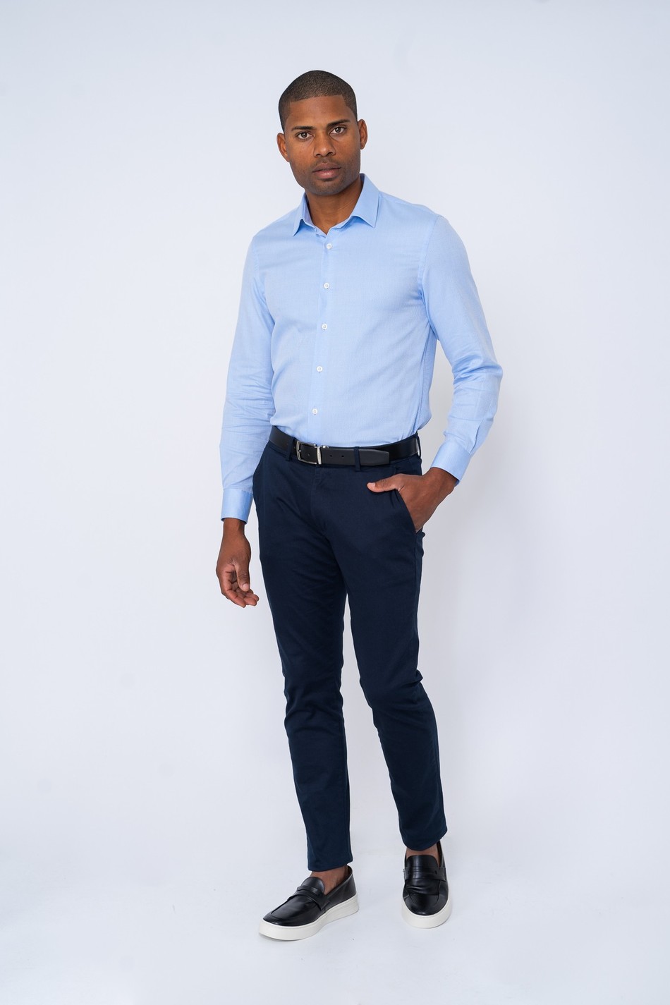 CAMISA  SLIM ARM5014 AZUL