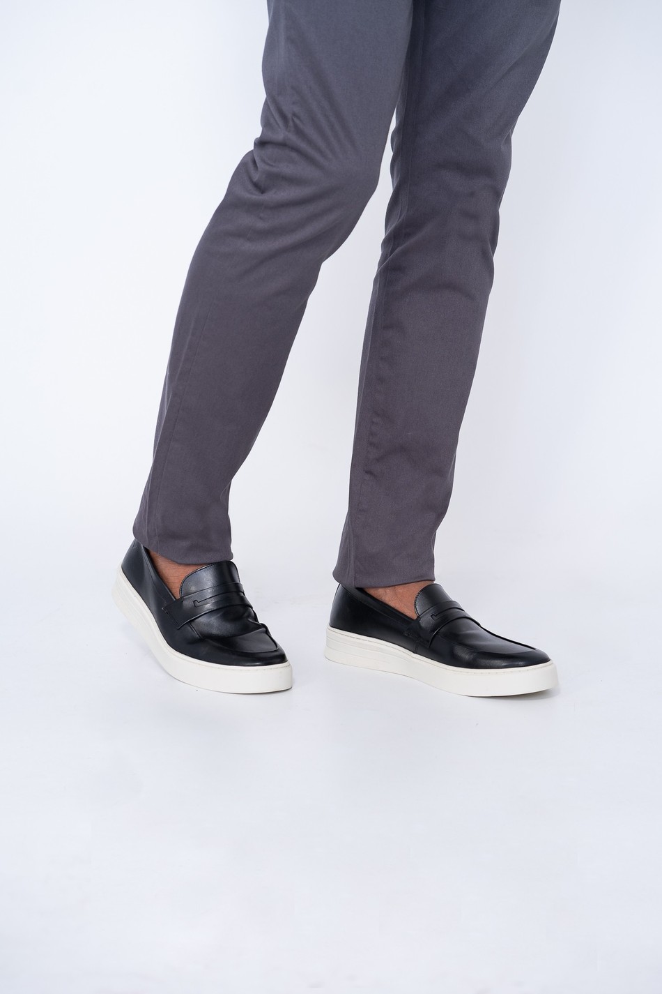 SAPATO MOCASSIM CASUAL PRETO 