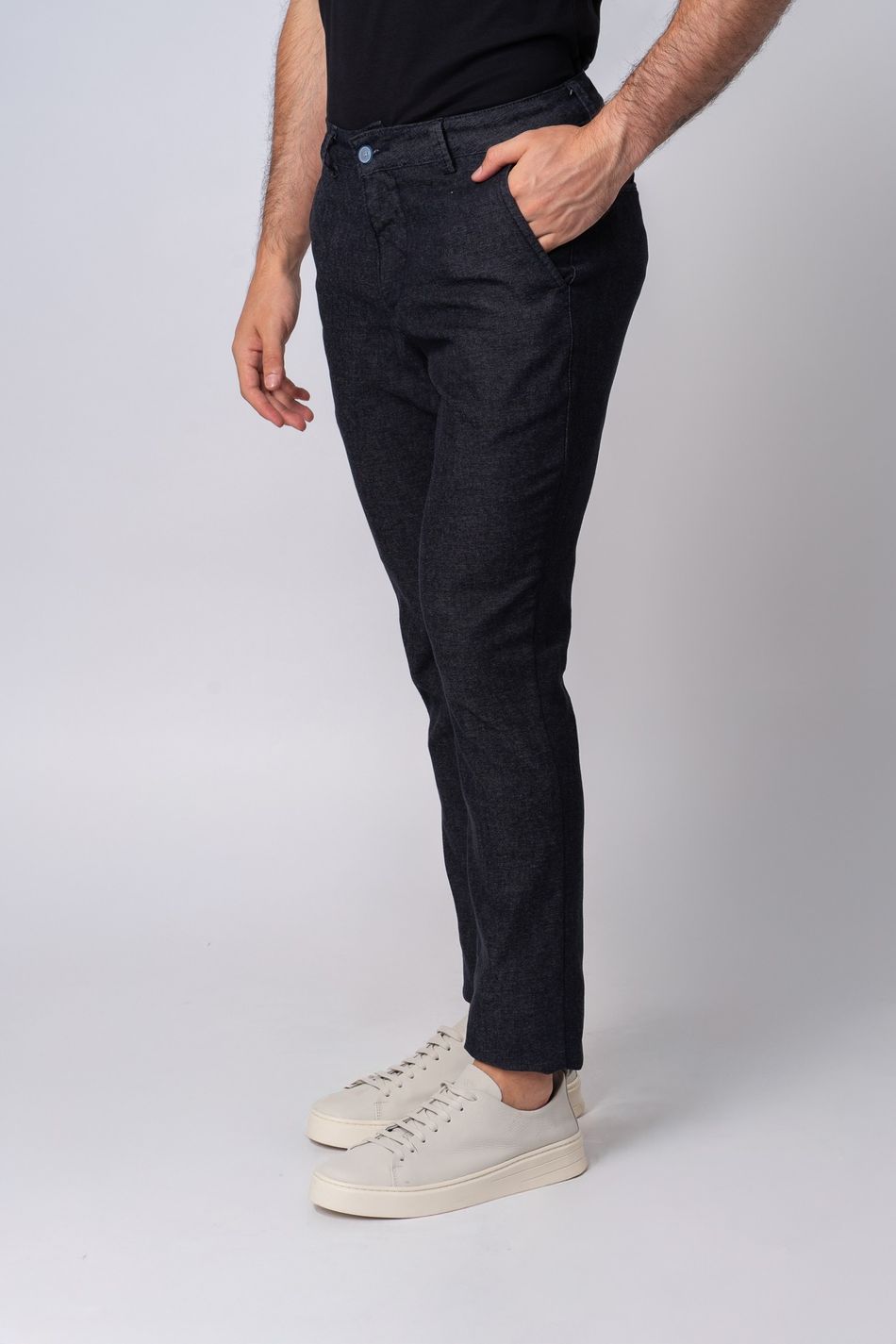 CALÇA SARJA 10077 MARINHO