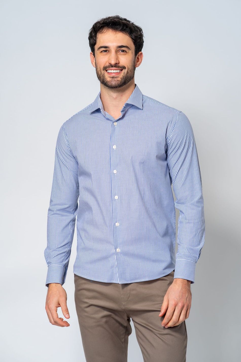 Camisa Social Firenze Azul 117