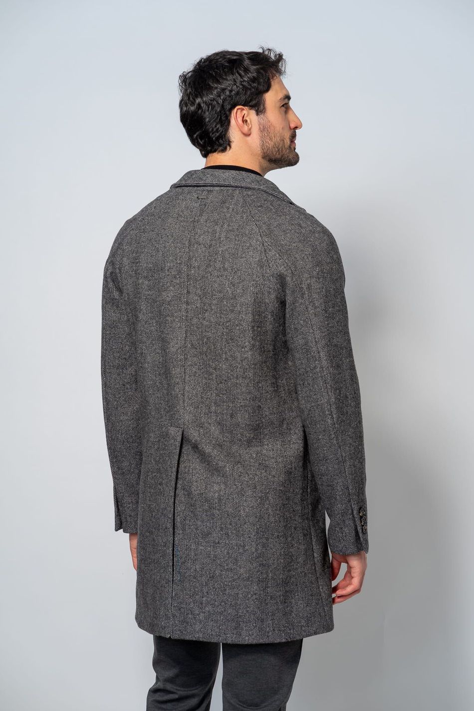 Casaco Sobretudo Masculino 9270h Espinha de Peixe