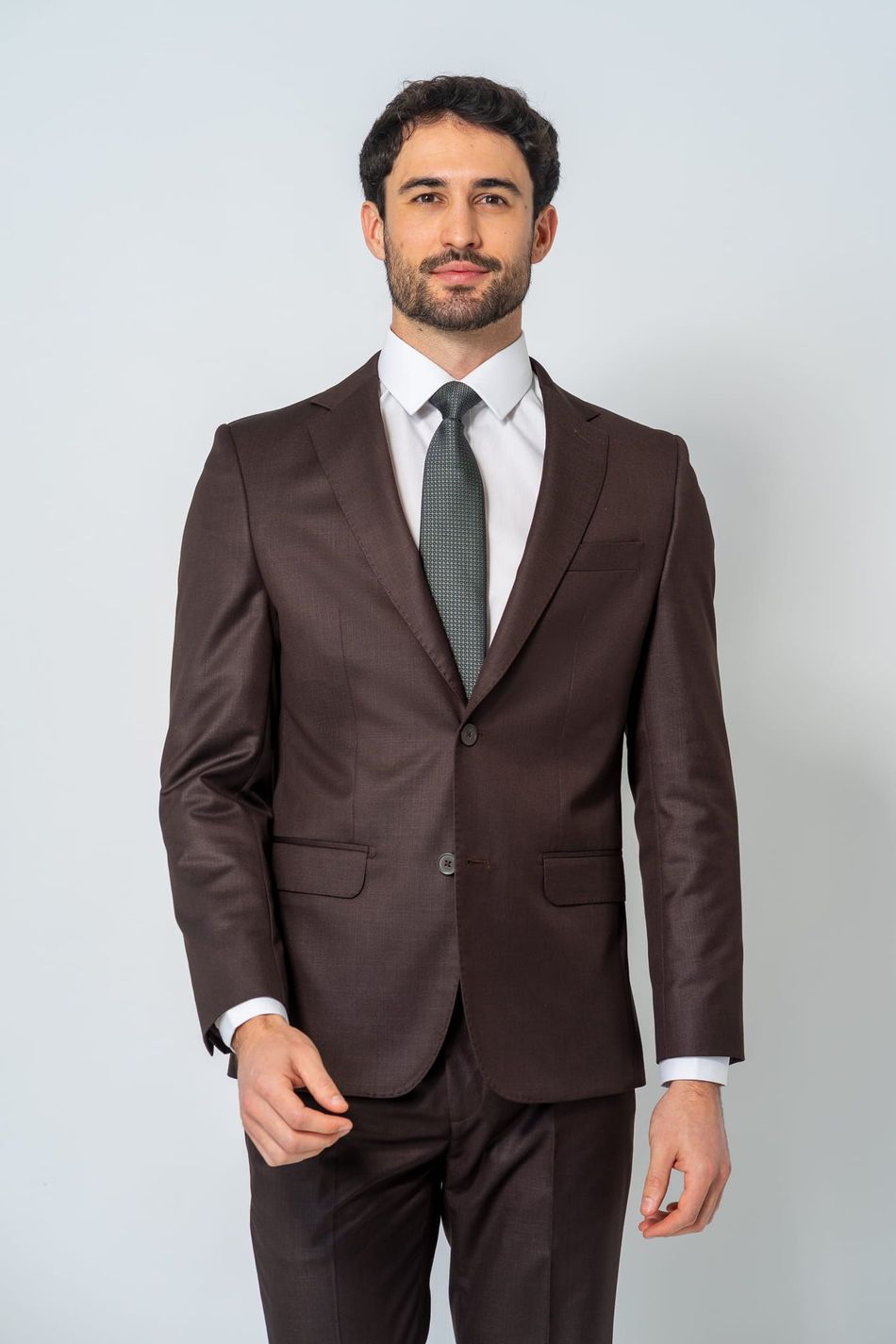 Traje Masculino At13-3739 Café