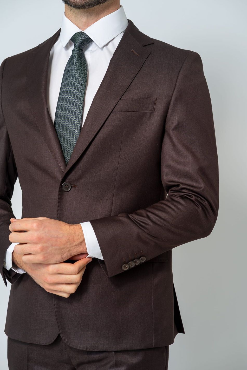 Traje Masculino At13-3739 Café