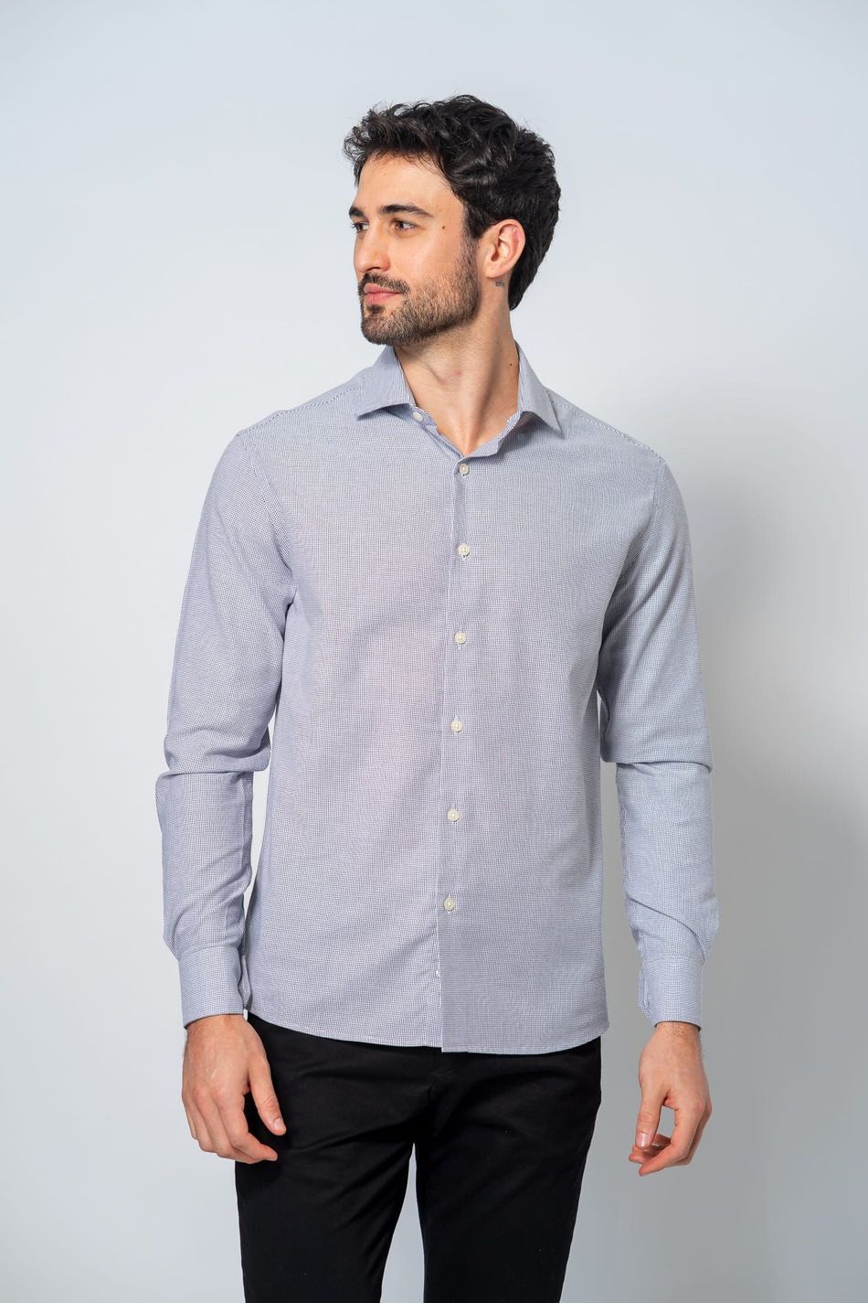 Camisa Social Masculina Preto