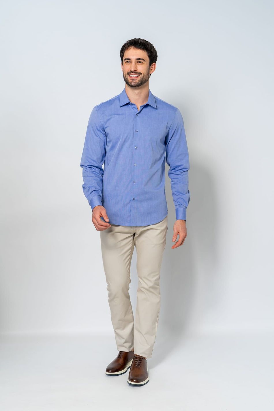 Camisa Social Seul Azul